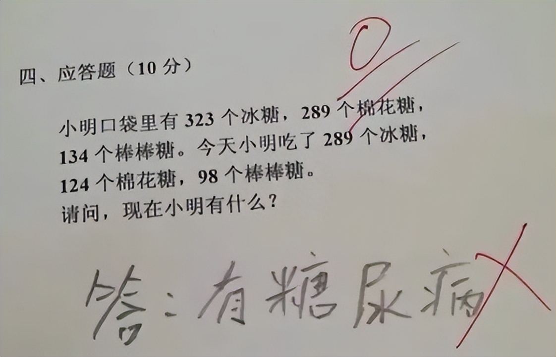試卷分析怎么寫家長評語 小學生“錯題試卷”火了，家長看完笑出鵝叫，班主任卻氣得想打人